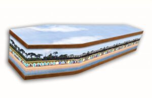 ian hazel funerals, Colourful coffins range, classic