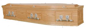 Quality Solid Oak Coffin