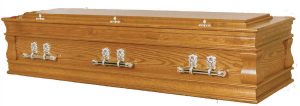 Traditional Veneered Coffin
