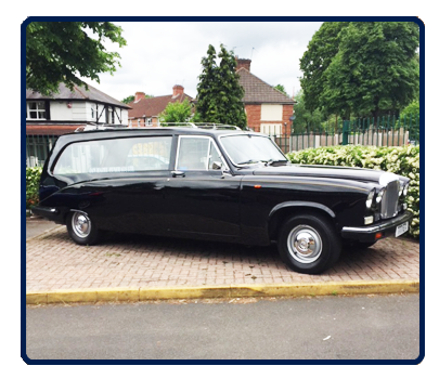 Ian Hazel Funerals classic hearse